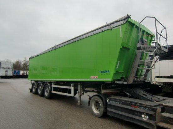 Kempf SKM 39 Alu-Kastenmulde 55m³ Rollplane - Kallur-poolhaagis: pilt 1 Kempf SKM 39 Alu-Kastenmulde 55m³ Rollplane - Kallur-poolhaagis: pilt 1