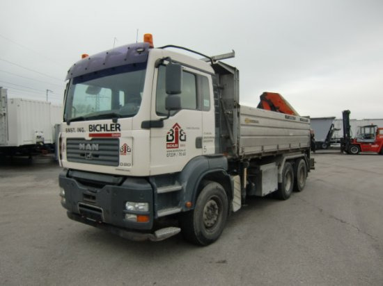 MAN TGA 33.430 6x4 Kipper, Manuel, E4 Palfinger Blatt-Blatt - Kallurauto: pilt 1 MAN TGA 33.430 6x4 Kipper, Manuel, E4 Palfinger Blatt-Blatt - Kallurauto: pilt 1