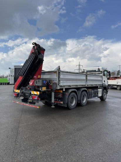 MAN TGS 26.430 6x4 3-Seitenkipper, HMF 2020K-RC Heckkran abnehmbar, - Kallurauto, Kraanaga veoauto: pilt 4 MAN TGS 26.430 6x4 3-Seitenkipper, HMF 2020K-RC Heckkran abnehmbar, - Kallurauto, Kraanaga veoauto: pilt 4