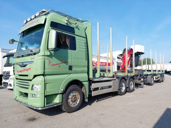 MAN TGX 26.500 6x4x4 Holztransporter, Motor Neu OHNE ANHÄNGER - Metsaveok, Kraanaga veoauto: pilt 1 MAN TGX 26.500 6x4x4 Holztransporter, Motor Neu OHNE ANHÄNGER - Metsaveok, Kraanaga veoauto: pilt 1