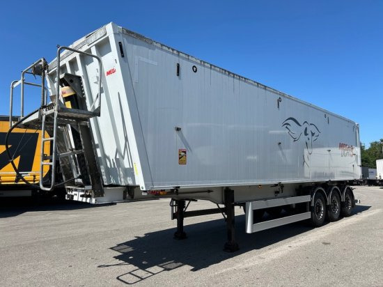 MEGA Light Alu-Kippmulde 55m³, Kombiklappe, SAF-Achsen, 1-A Liftachse, Rollplane - Kallur-poolhaagis: pilt 1 MEGA Light Alu-Kippmulde 55m³, Kombiklappe, SAF-Achsen, 1-A Liftachse, Rollplane - Kallur-poolhaagis: pilt 1
