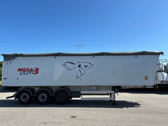 MEGA Light Alu-Kippmulde 55m³, Kombiklappe, SAF-Achsen, 1-A Liftachse, Rollplane - Kallur-poolhaagis: pilt 4 MEGA Light Alu-Kippmulde 55m³, Kombiklappe, SAF-Achsen, 1-A Liftachse, Rollplane - Kallur-poolhaagis: pilt 4