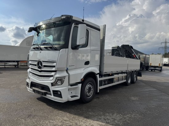 Mercedes-Benz Actros 2653, Retarder, Pritsche, Hiab Hipro 232 ES5 - Madelveok/ Platvormveok, Kraanaga veoauto: pilt 3 Mercedes-Benz Actros 2653, Retarder, Pritsche, Hiab Hipro 232 ES5 - Madelveok/ Platvormveok, Kraanaga veoauto: pilt 3