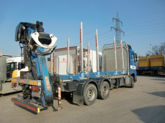 Mercedes-Benz Arocs 3353 6x4 Holztransp., Palfinger Kran Epsilon - Metsaveok, Kraanaga veoauto: pilt 4 Mercedes-Benz Arocs 3353 6x4 Holztransp., Palfinger Kran Epsilon - Metsaveok, Kraanaga veoauto: pilt 4
