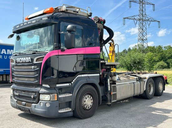 Scania R580 6x2, Schrottkran, E6, Lenk-Lift-Achse - Konkstõstukiga veoauto, Kraanaga veoauto: pilt 1 Scania R580 6x2, Schrottkran, E6, Lenk-Lift-Achse - Konkstõstukiga veoauto, Kraanaga veoauto: pilt 1