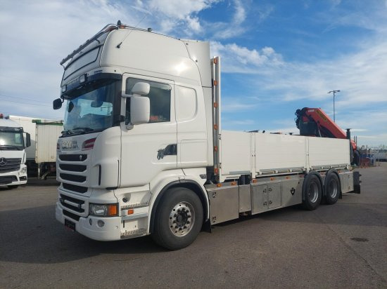 Scania R730 6x4 Pritsche, Voll-Luft Palfinger PK27002 Kran Retarder, Alu-Felgen, - Madelveok/ Platvormveok, Kraanaga veoauto: pilt 2 Scania R730 6x4 Pritsche, Voll-Luft Palfinger PK27002 Kran Retarder, Alu-Felgen, - Madelveok/ Platvormveok, Kraanaga veoauto: pilt 2