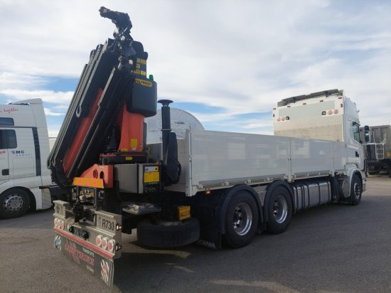 Scania R730 6x4 Pritsche, Voll-Luft Palfinger PK27002 Kran Retarder, Alu-Felgen, - Madelveok/ Platvormveok, Kraanaga veoauto: pilt 4 Scania R730 6x4 Pritsche, Voll-Luft Palfinger PK27002 Kran Retarder, Alu-Felgen, - Madelveok/ Platvormveok, Kraanaga veoauto: pilt 4