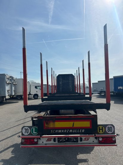 Schwarzmüller Holzauflieger 6 Rungenpaare, BPW-Achsen - Metsaveo poolhaagis: pilt 4 Schwarzmüller Holzauflieger 6 Rungenpaare, BPW-Achsen - Metsaveo poolhaagis: pilt 4