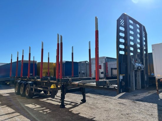 Schwarzmüller Holzauflieger, 8 Rungenpaare, SAF-Achsen, Liftachse - Metsaveo poolhaagis: pilt 3 Schwarzmüller Holzauflieger, 8 Rungenpaare, SAF-Achsen, Liftachse - Metsaveo poolhaagis: pilt 3