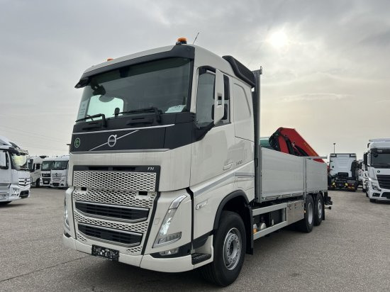 Volvo FH 500 6X2 Euro6, Retarder, Pritsche, Palfinger PK22002-EH - Madelveok/ Platvormveok, Kraanaga veoauto: pilt 1 Volvo FH 500 6X2 Euro6, Retarder, Pritsche, Palfinger PK22002-EH - Madelveok/ Platvormveok, Kraanaga veoauto: pilt 1