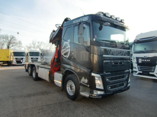 Volvo FH 500 6x2, Schrottkran, Waage, E6, Liftachse - Konkstõstukiga veoauto, Kraanaga veoauto: pilt 3 Volvo FH 500 6x2, Schrottkran, Waage, E6, Liftachse - Konkstõstukiga veoauto, Kraanaga veoauto: pilt 3