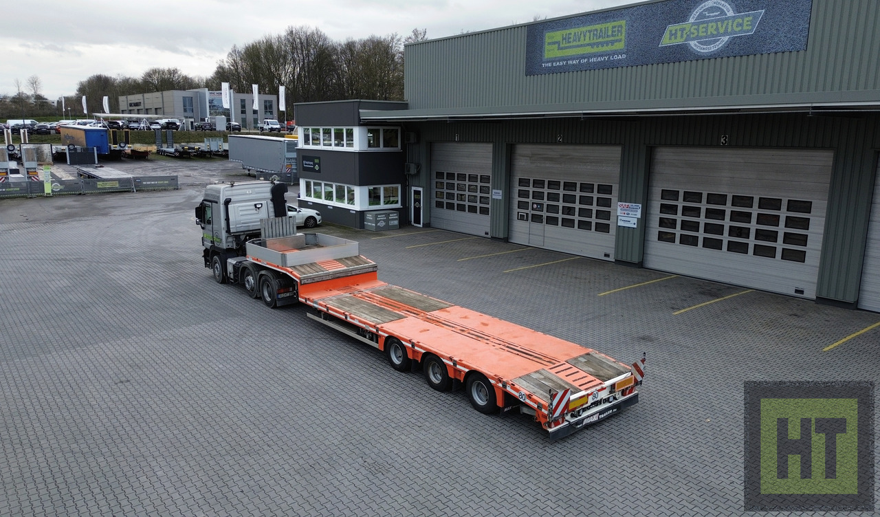 FAYMONVILLE MAX Trailer 3-Achs-Tele-Semi nachlaufgelenkt - Madal platvormpoolhaagis: pilt 1 FAYMONVILLE MAX Trailer 3-Achs-Tele-Semi nachlaufgelenkt - Madal platvormpoolhaagis: pilt 1