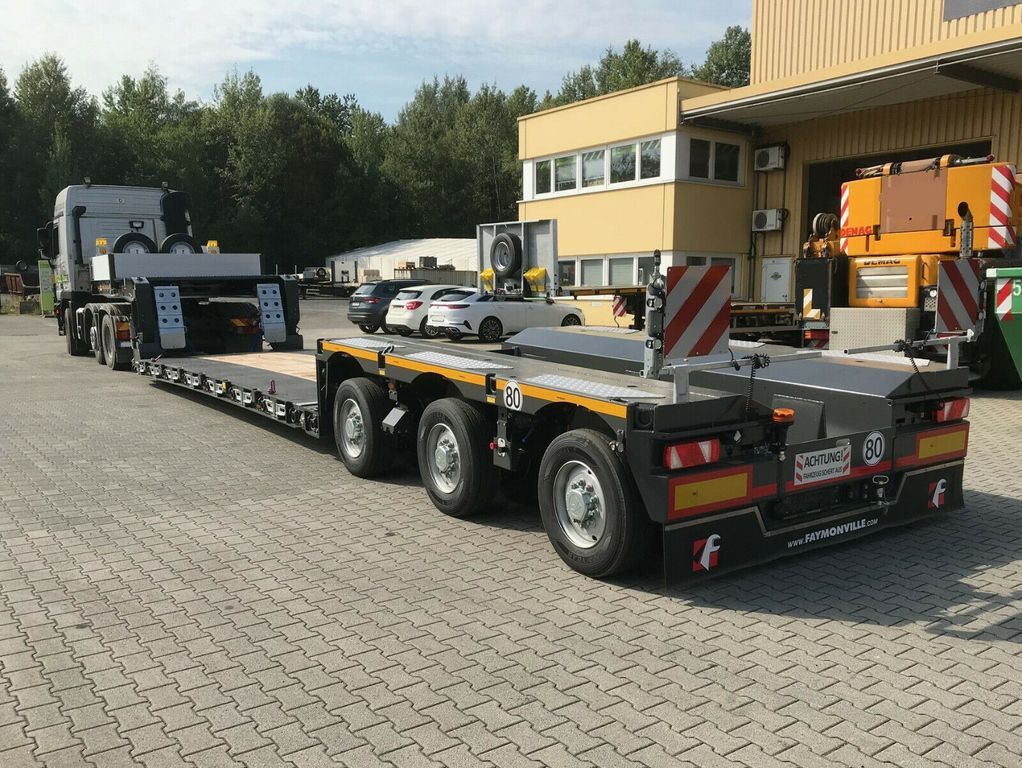 Faymonville 3-Achs-Tiefbett mit Pendelachsen - Madal platvormpoolhaagis: pilt 1 Faymonville 3-Achs-Tiefbett mit Pendelachsen - Madal platvormpoolhaagis: pilt 1