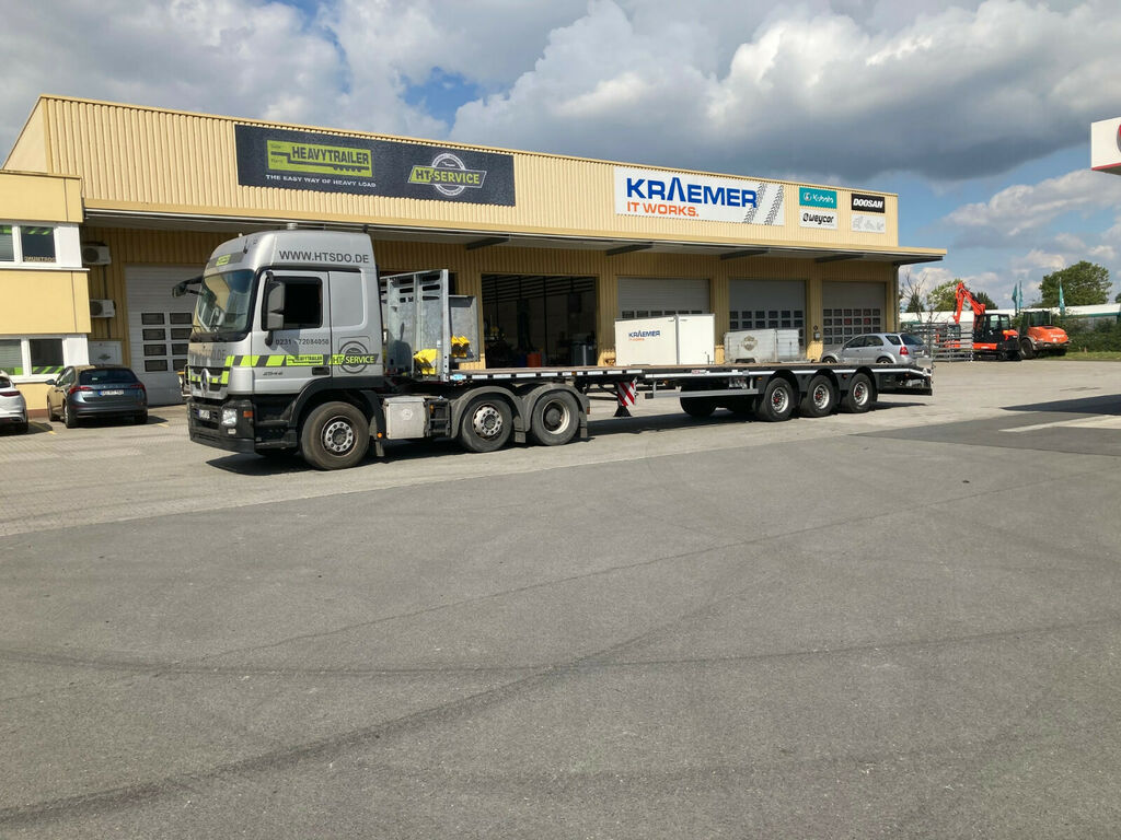 Faymonville MAX Trailer 3-Achs-Mega-Tele-Plateau-Auflieger - Madal platvormpoolhaagis: pilt 2 Faymonville MAX Trailer 3-Achs-Mega-Tele-Plateau-Auflieger - Madal platvormpoolhaagis: pilt 2