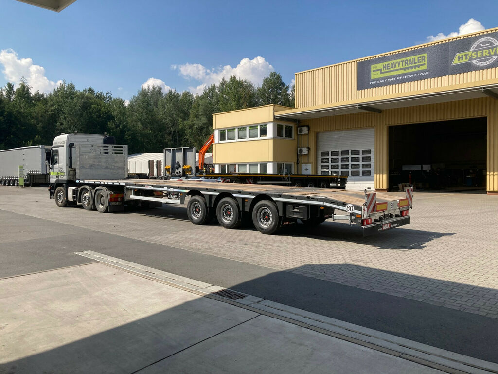 Faymonville MAX Trailer 3-Achs-Mega-Tele-Plateau-Auflieger - Madal platvormpoolhaagis: pilt 1 Faymonville MAX Trailer 3-Achs-Mega-Tele-Plateau-Auflieger - Madal platvormpoolhaagis: pilt 1