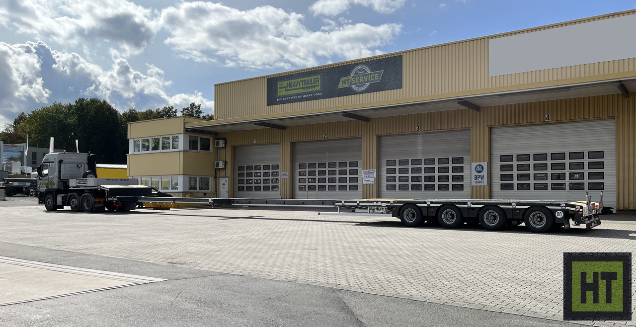 Faymonville MAX Trailer 4-Achs-Doppeltele-Semi-zwangsgelenkt - Madal platvormpoolhaagis: pilt 2 Faymonville MAX Trailer 4-Achs-Doppeltele-Semi-zwangsgelenkt - Madal platvormpoolhaagis: pilt 2