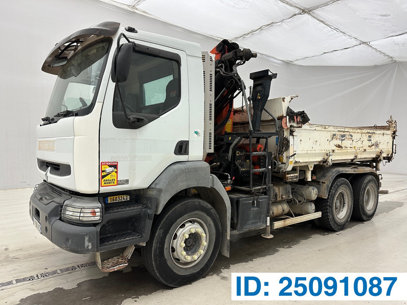 Renault Kerax 420 DCi - 6x4 - Kallurauto, Kraanaga veoauto: pilt 1 Renault Kerax 420 DCi - 6x4 - Kallurauto, Kraanaga veoauto: pilt 1