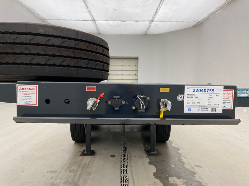 Uus Konteinerveduk/ Tõstukiga poolhaagis SERGOMEL Chassis/Plateau 20FT - NEW: pilt 17