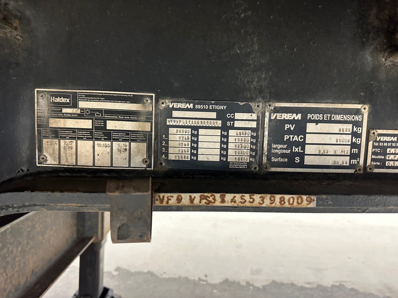 Madal platvormpoolhaagis Verem Extendable low loader: pilt 13 Madal platvormpoolhaagis Verem Extendable low loader: pilt 13