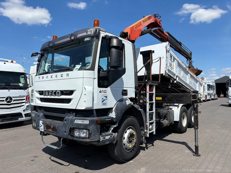 Iveco Trakker 410 6X4 Manual Gearbox 2 Way Tipper + Palfinger PK15500 - Kallurauto, Kraanaga veoauto: pilt 1 Iveco Trakker 410 6X4 Manual Gearbox 2 Way Tipper + Palfinger PK15500 - Kallurauto, Kraanaga veoauto: pilt 1