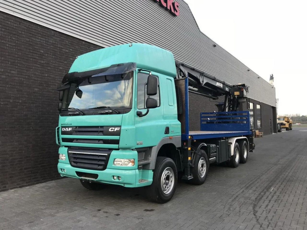 DAF CF 460 8X4 + MKG HMK 401/kran/kraan/Montagekran/ - Kraanaga veoauto: pilt 2 DAF CF 460 8X4 + MKG HMK 401/kran/kraan/Montagekran/ - Kraanaga veoauto: pilt 2
