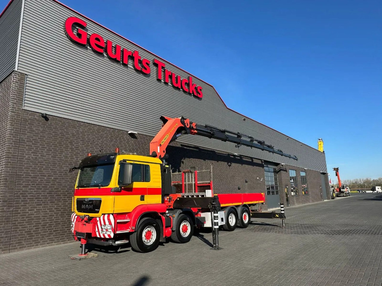 MAN MAURER TGS 35.480 8X4H-6 BL MET PALFINGER PK9200 - Kraanaga veoauto: pilt 2 MAN MAURER TGS 35.480 8X4H-6 BL MET PALFINGER PK9200 - Kraanaga veoauto: pilt 2