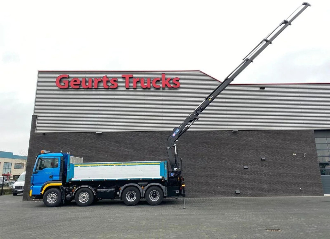 MAN TGS 35.480 8X4 KIPPER/TIPPER + HMF 2620-K5 KRAAN - Kallurauto, Kraanaga veoauto: pilt 4 MAN TGS 35.480 8X4 KIPPER/TIPPER + HMF 2620-K5 KRAAN - Kallurauto, Kraanaga veoauto: pilt 4