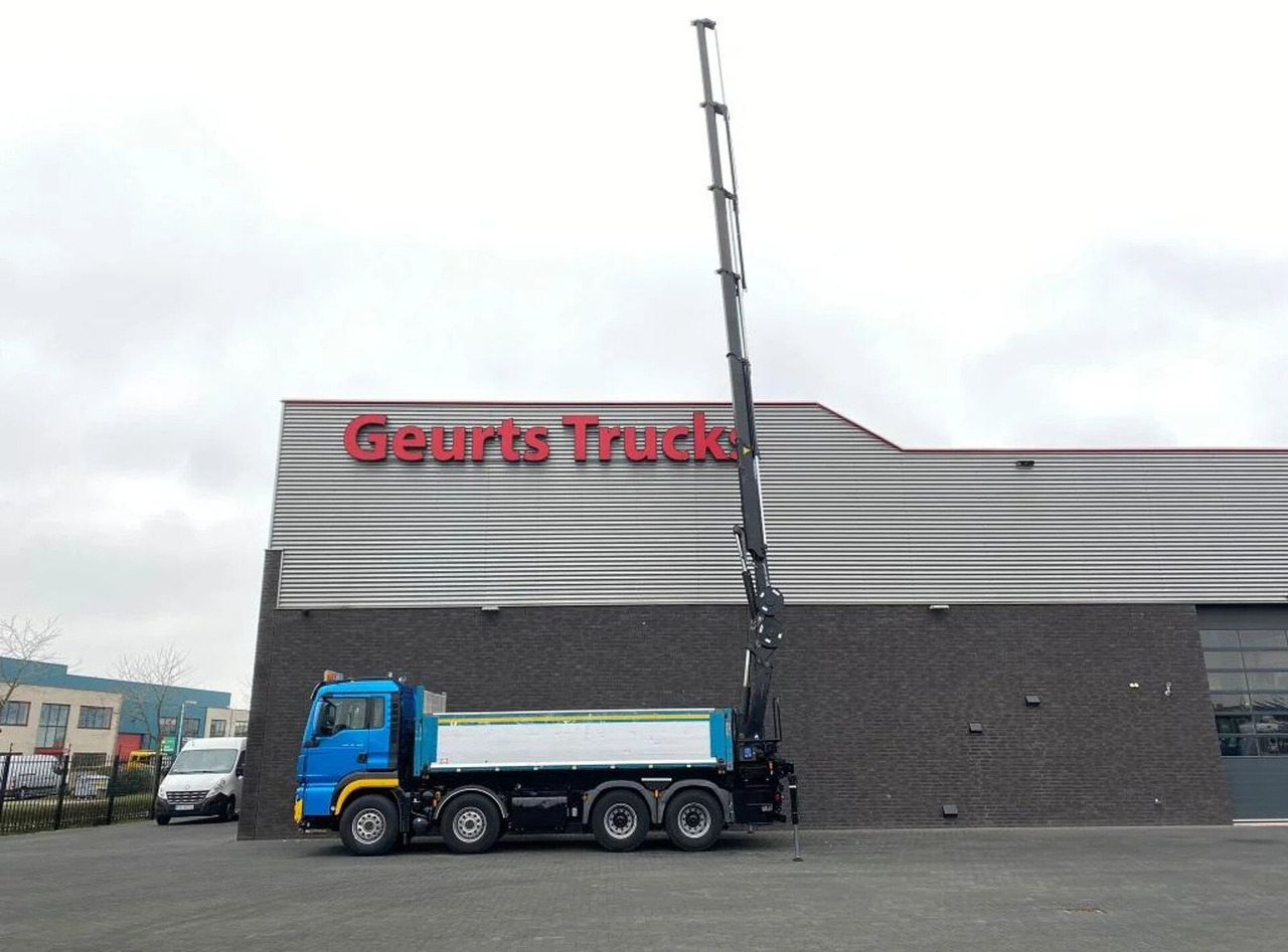 MAN TGS 35.480 8X4 KIPPER/TIPPER + HMF 2620-K5 KRAAN - Kallurauto, Kraanaga veoauto: pilt 3 MAN TGS 35.480 8X4 KIPPER/TIPPER + HMF 2620-K5 KRAAN - Kallurauto, Kraanaga veoauto: pilt 3