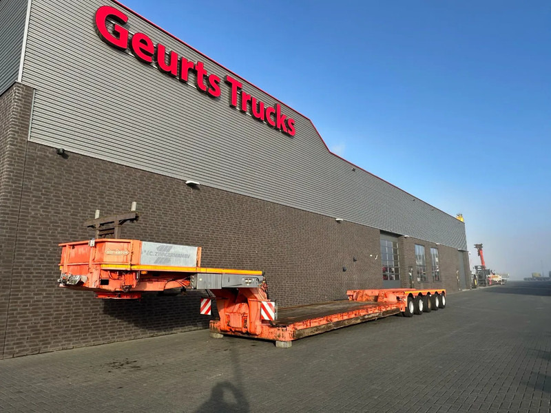 Nooteboom EURO-100-05 DIEPLADER / TIEFLADER / LOW LOADER MET HYDRAULISCH VERING EN STUURASSEN - Madal platvormpoolhaagis: pilt 2 Nooteboom EURO-100-05 DIEPLADER / TIEFLADER / LOW LOADER MET HYDRAULISCH VERING EN STUURASSEN - Madal platvormpoolhaagis: pilt 2