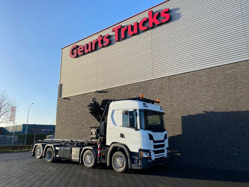 Veoauto - kaablisüsteem, Kraanaga veoauto Scania G500 NGS 8X2 MET 3 ZIJDIGE KABELSYSTEEM + HIAB 362 EP-5 KRAAN/KRAN/CRANE/GRUA: pilt 18