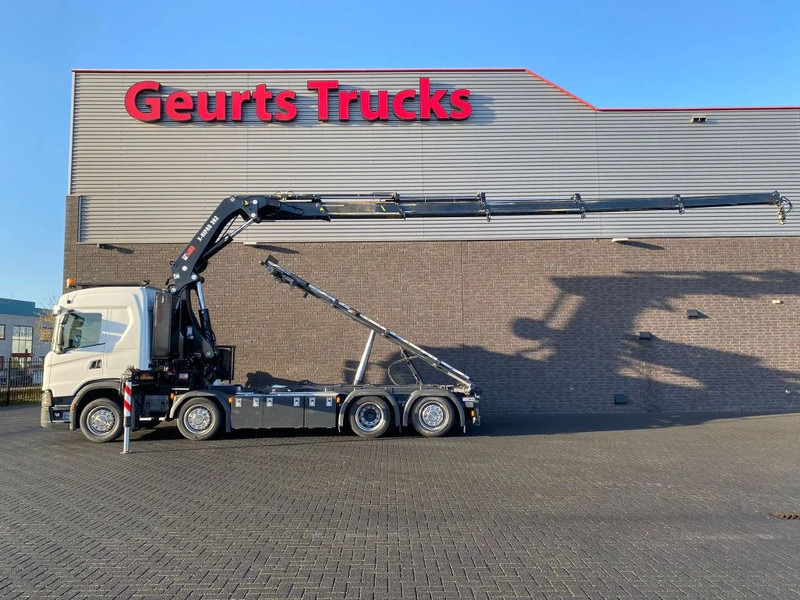 Scania G500 NGS 8X2 MET 3 ZIJDIGE KABELSYSTEEM + HIAB 362 EP-5 KRAAN/KRAN/CRANE/GRUA - Veoauto - kaablisüsteem, Kraanaga veoauto: pilt 1 Scania G500 NGS 8X2 MET 3 ZIJDIGE KABELSYSTEEM + HIAB 362 EP-5 KRAAN/KRAN/CRANE/GRUA - Veoauto - kaablisüsteem, Kraanaga veoauto: pilt 1