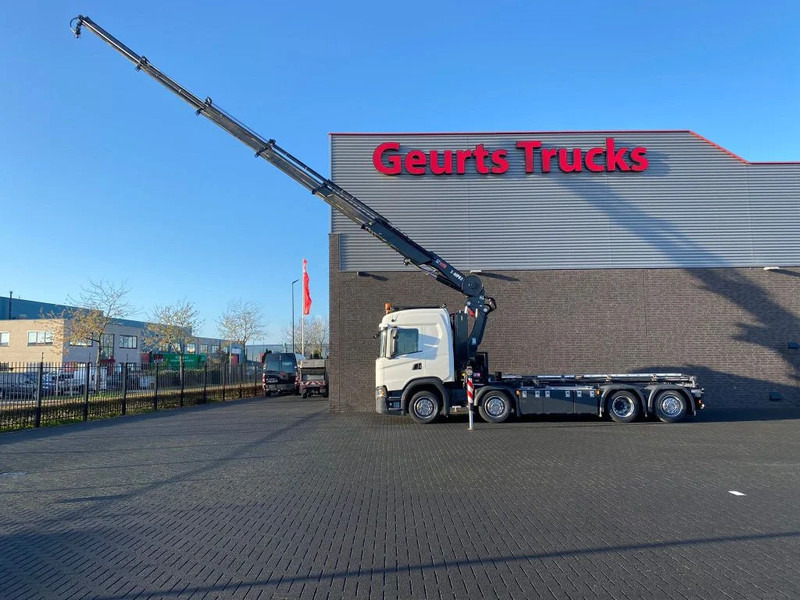 Veoauto - kaablisüsteem, Kraanaga veoauto Scania G500 NGS 8X2 MET 3 ZIJDIGE KABELSYSTEEM + HIAB 362 EP-5 KRAAN/KRAN/CRANE/GRUA: pilt 11