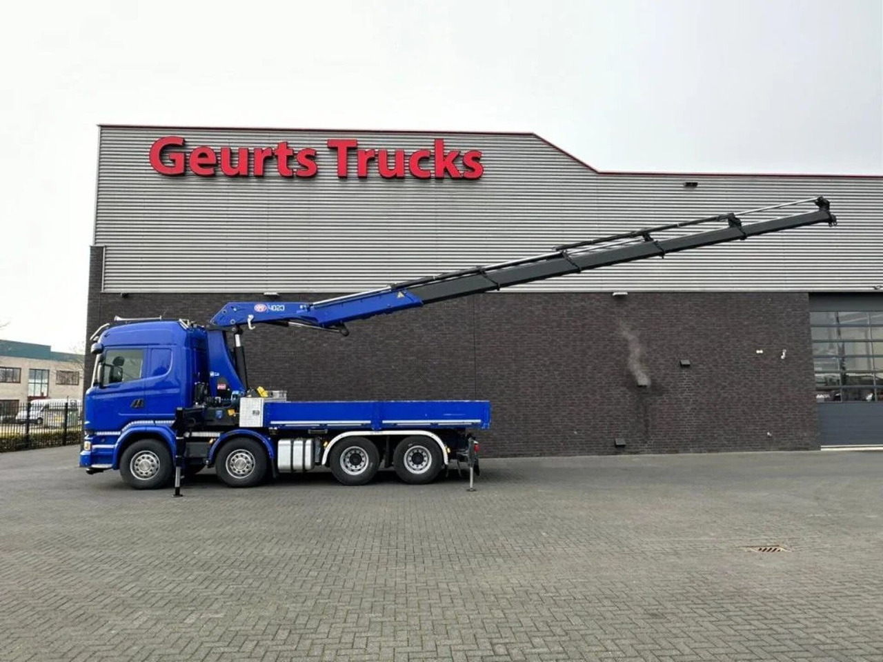 Scania R580 V8 8X4 TREKKER-BAKWAGEN COMBI + HMF 4020-K5 - Kraanaga veoauto: pilt 5 Scania R580 V8 8X4 TREKKER-BAKWAGEN COMBI + HMF 4020-K5 - Kraanaga veoauto: pilt 5