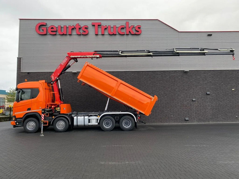 Scania R650 V8 NGS XT 8X4 + KIPPER + FASSI F275A.2.25 KRAAN/KRAN/CRANE/GRUA - Kallurauto, Kraanaga veoauto: pilt 1 Scania R650 V8 NGS XT 8X4 + KIPPER + FASSI F275A.2.25 KRAAN/KRAN/CRANE/GRUA - Kallurauto, Kraanaga veoauto: pilt 1