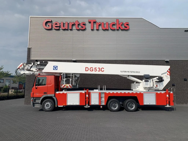 Mercedes-Benz Actros 3332 6X4 XCMG DG53C FIRE FIGTHING PLATFORM 53 METER - Veoauto: pilt 1 Mercedes-Benz Actros 3332 6X4 XCMG DG53C FIRE FIGTHING PLATFORM 53 METER - Veoauto: pilt 1