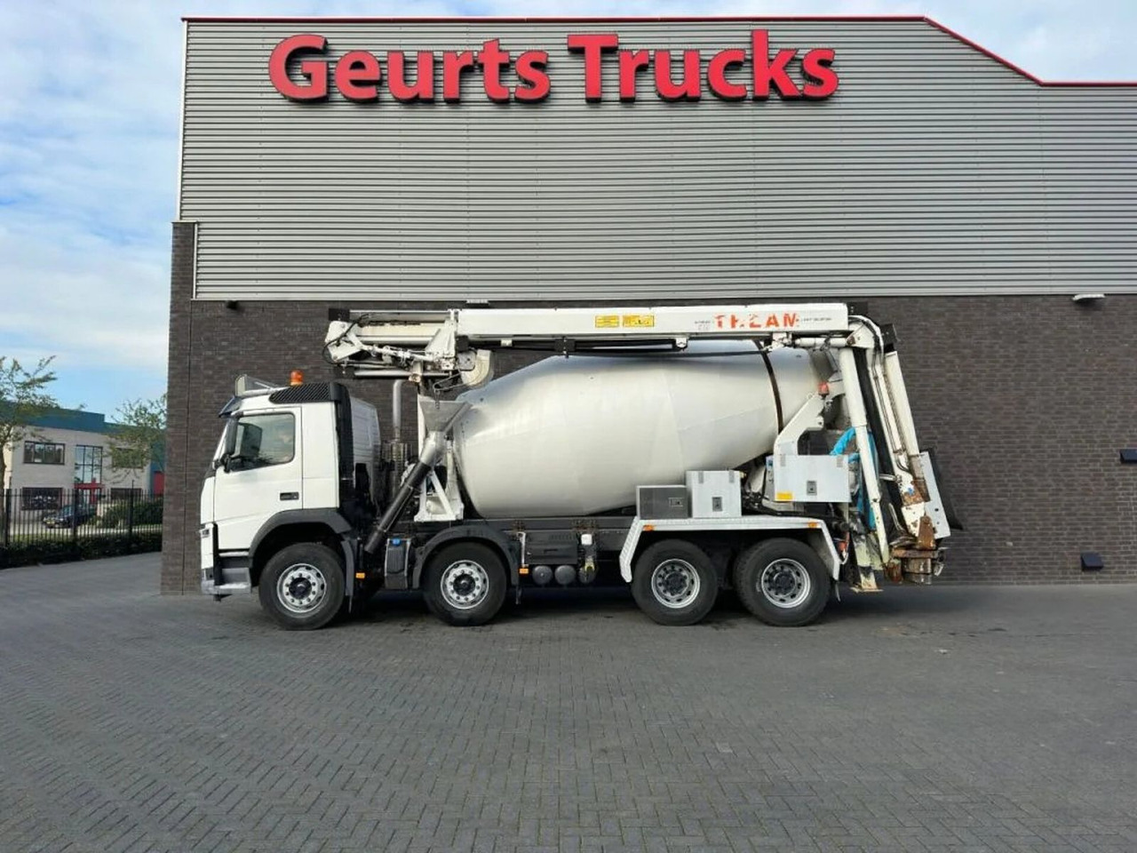Volvo FM 410 8X4 + STETTER 9 M3 MIXER/MISCHER + THEAM - Autobetoonisegisti: pilt 1 Volvo FM 410 8X4 + STETTER 9 M3 MIXER/MISCHER + THEAM - Autobetoonisegisti: pilt 1