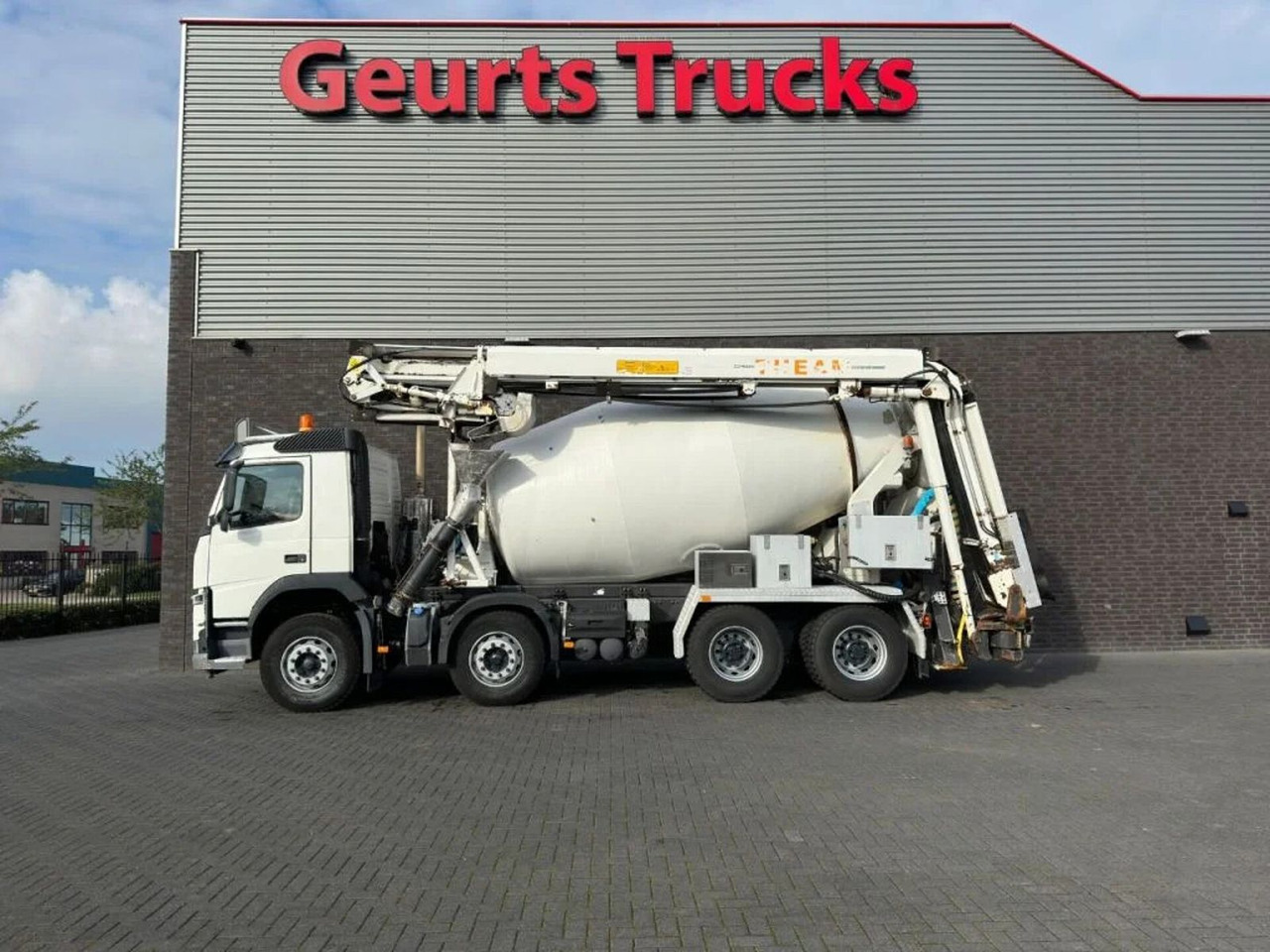 Volvo FM 410 8X4 + STETTER 9 M3 MIXER/MISCHER + THEAM - Autobetoonisegisti: pilt 1 Volvo FM 410 8X4 + STETTER 9 M3 MIXER/MISCHER + THEAM - Autobetoonisegisti: pilt 1