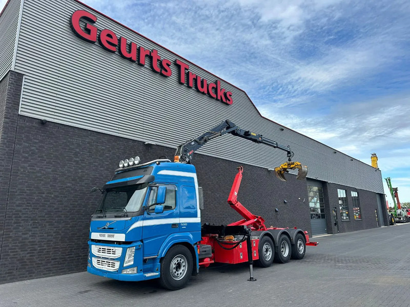 Volvo FM 500 8X2 HIAB MULTILIFT HAAKARMSYSTEM / ABROLLKIPPER / HOOKLIFT MET HIAB LOGLIFT 165Z LAADKRAAN - Konkstõstukiga veoauto, Kraanaga veoauto: pilt 2 Volvo FM 500 8X2 HIAB MULTILIFT HAAKARMSYSTEM / ABROLLKIPPER / HOOKLIFT MET HIAB LOGLIFT 165Z LAADKRAAN - Konkstõstukiga veoauto, Kraanaga veoauto: pilt 2