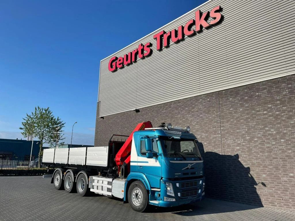 Kraanaga veoauto, Madelveok/ Platvormveok Volvo FM 500 8X4 TRIDEM + PALFINGER PK 27001-EH G KRAA: pilt 12