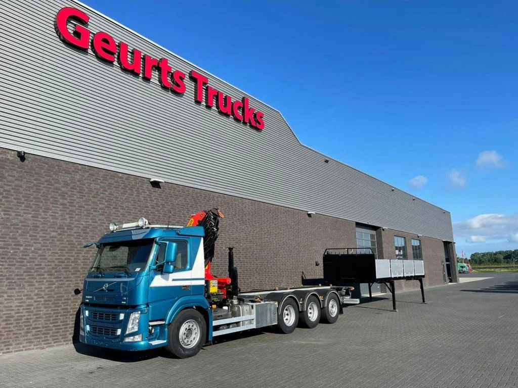 Kraanaga veoauto, Madelveok/ Platvormveok Volvo FM 500 8X4 TRIDEM + PALFINGER PK 27001-EH G KRAA: pilt 17