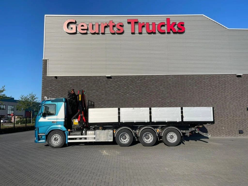 Kraanaga veoauto, Madelveok/ Platvormveok Volvo FM 500 8X4 TRIDEM + PALFINGER PK 27001-EH G KRAA: pilt 6