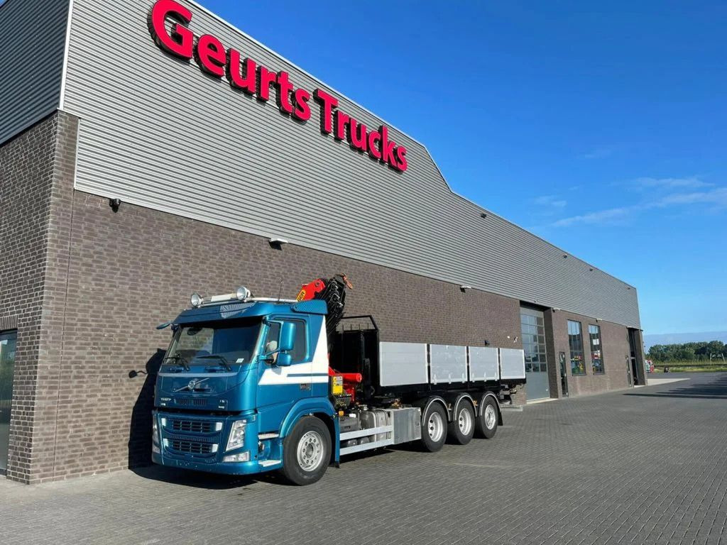Kraanaga veoauto, Madelveok/ Platvormveok Volvo FM 500 8X4 TRIDEM + PALFINGER PK 27001-EH G KRAA: pilt 8