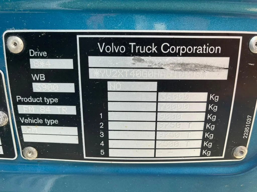 Kraanaga veoauto, Madelveok/ Platvormveok Volvo FM 500 8X4 TRIDEM + PALFINGER PK 27001-EH G KRAA: pilt 28