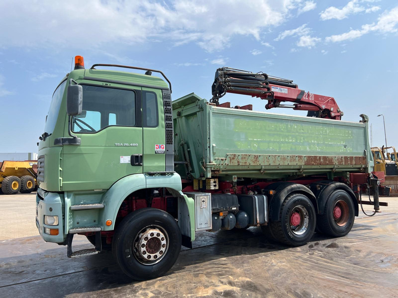MAN TGA 26.480 tipper + HMF crane - Kallurauto, Kraanaga veoauto: pilt 3 MAN TGA 26.480 tipper + HMF crane - Kallurauto, Kraanaga veoauto: pilt 3