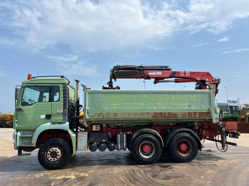 MAN TGA 26.480 tipper + HMF crane - Kallurauto, Kraanaga veoauto: pilt 2 MAN TGA 26.480 tipper + HMF crane - Kallurauto, Kraanaga veoauto: pilt 2