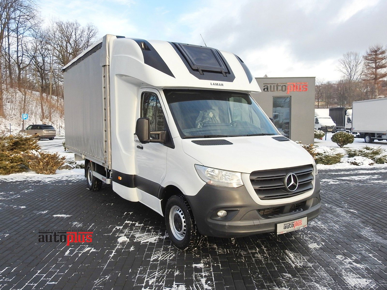 Mercedes-Benz SPRINTER 316 PRITSCHE PLANE 8 PALETTEN WEBASTO - Tent tarbesõiduk, Meeskonnaauto: pilt 1 Mercedes-Benz SPRINTER 316 PRITSCHE PLANE 8 PALETTEN WEBASTO - Tent tarbesõiduk, Meeskonnaauto: pilt 1