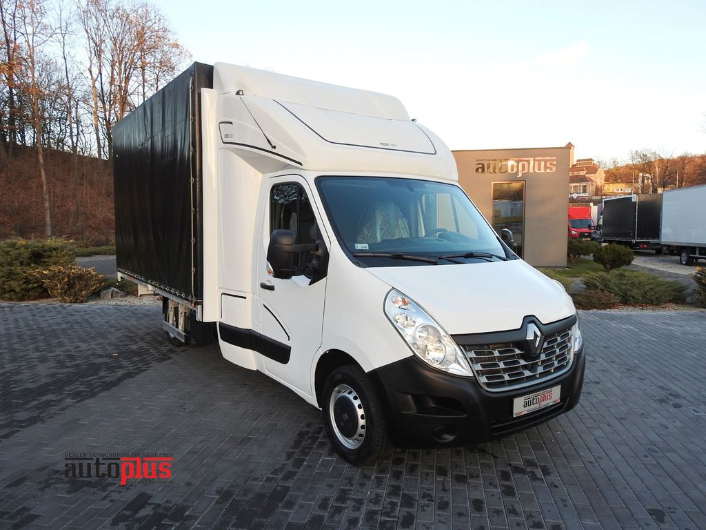 Renault RENAULT MASTER PLANDEKA 10 PALET AUTOMATIK A/C - Tent tarbesõiduk, Meeskonnaauto: pilt 1 Renault RENAULT MASTER PLANDEKA 10 PALET AUTOMATIK A/C - Tent tarbesõiduk, Meeskonnaauto: pilt 1