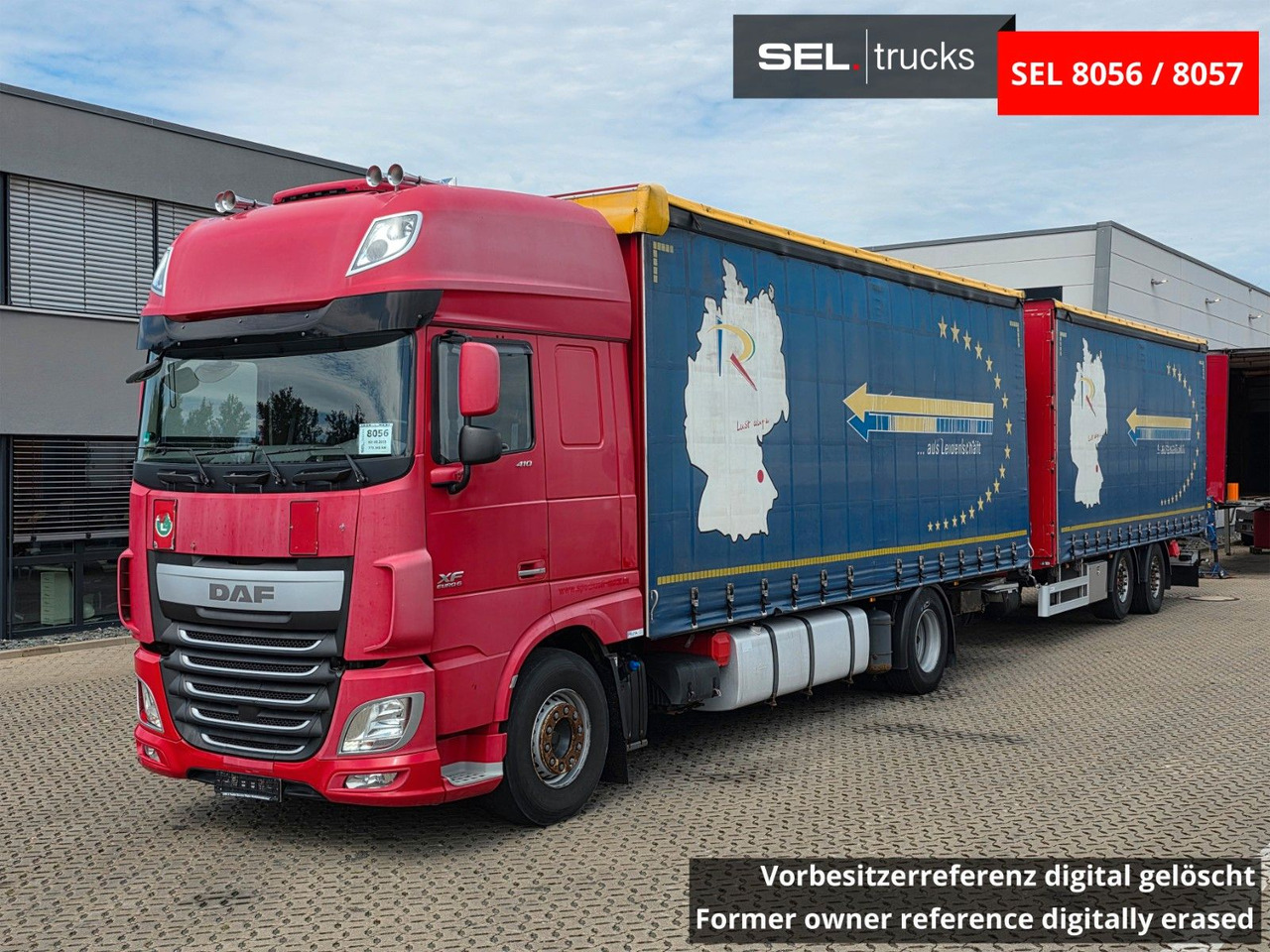 DAF XF 410 / ZF Intarder / Durchladezug - Tent veoauto: pilt 1 DAF XF 410 / ZF Intarder / Durchladezug - Tent veoauto: pilt 1
