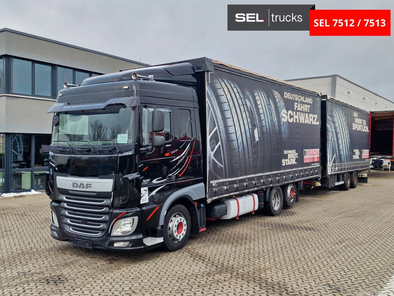 DAF XF 460 FAR / ZF Intarder / Durchladezug - Tent veoauto: pilt 1 DAF XF 460 FAR / ZF Intarder / Durchladezug - Tent veoauto: pilt 1