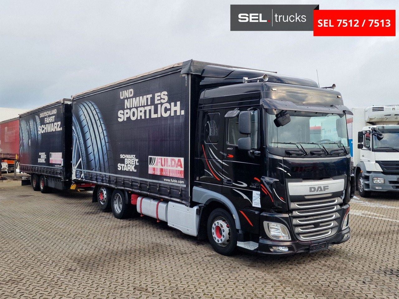 DAF XF 460 FAR / ZF Intarder / Durchladezug - Tent veoauto: pilt 3 DAF XF 460 FAR / ZF Intarder / Durchladezug - Tent veoauto: pilt 3